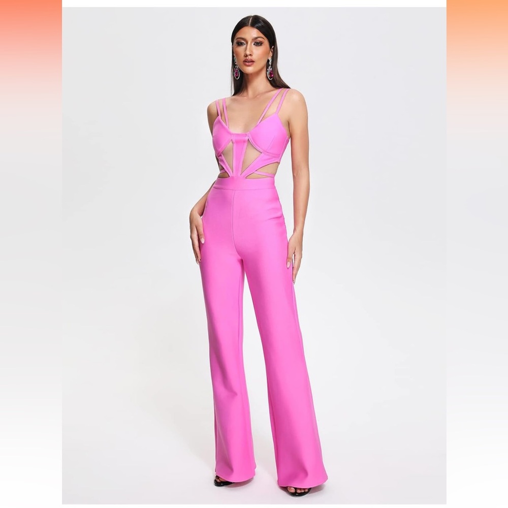 Pink jumpsuit